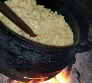 Reviro, tradicional alimento de la región guaraní