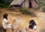 Pueblo Nación Mbya Guarani reflejado en la pintura de Mirtha Susana Rendon